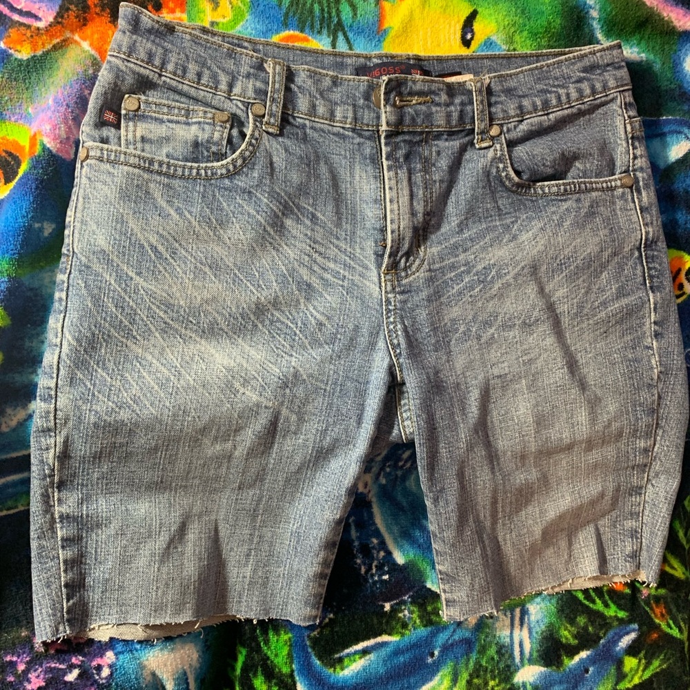 VIGOSS Womens Jean Knee Length Shorts